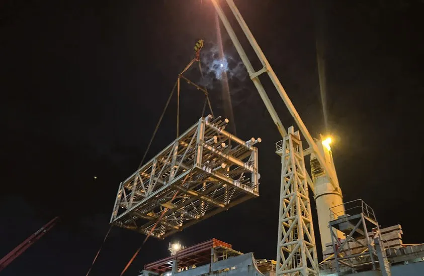 Nâng module kết cấu ca đêm